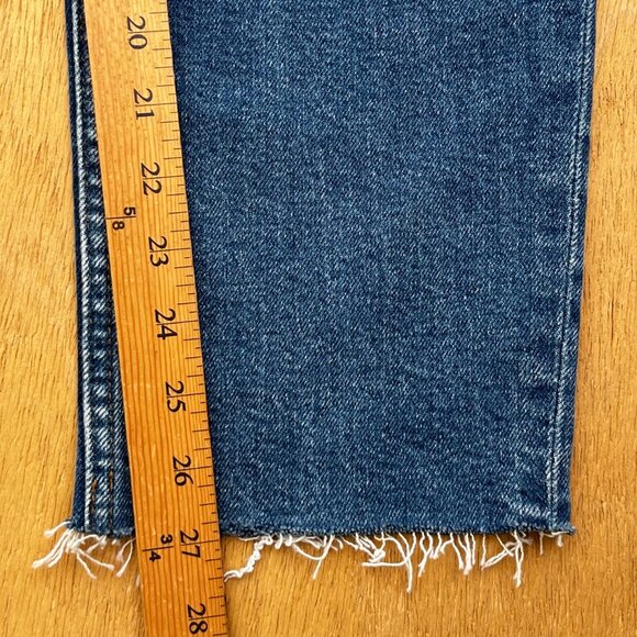 RE/DONE 70s STOVE PIPE HIGH RISE BUTTON FLY JEANS WOMEN’S sz 27 Denim NEW - Picture 14 of 15